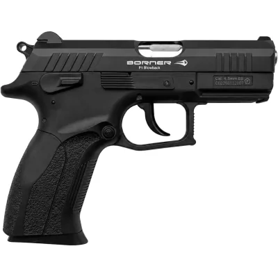 Пистолет пневматический Borner P1 Blowback к. 4,5 мм