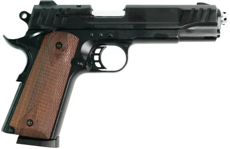 Пистолет сигнальный KURS Colt 1911 Compact к. 5,5мм под патрон 10ТК (черный)