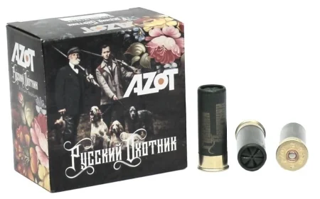 Патрон 12/70 Азот Русский Охотник 32г б/к